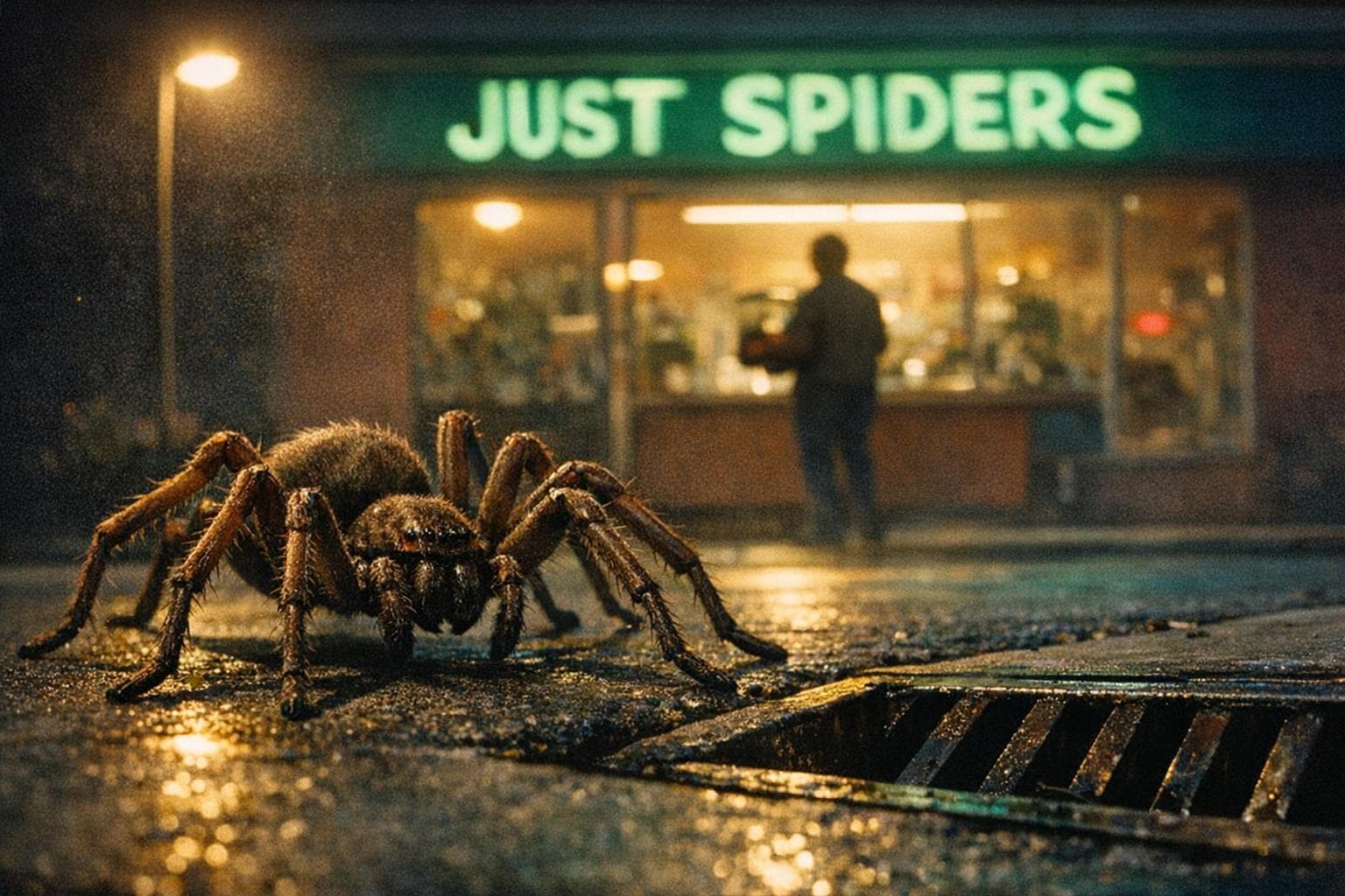Just Spiders is open for business. Spiders. Just Spiders.